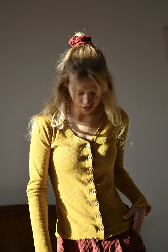 Longsleeve Mellow - Żółty