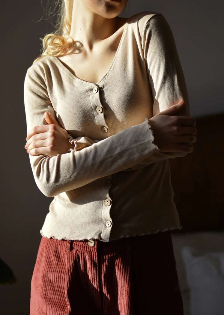 Longsleeve Mellow - Beż