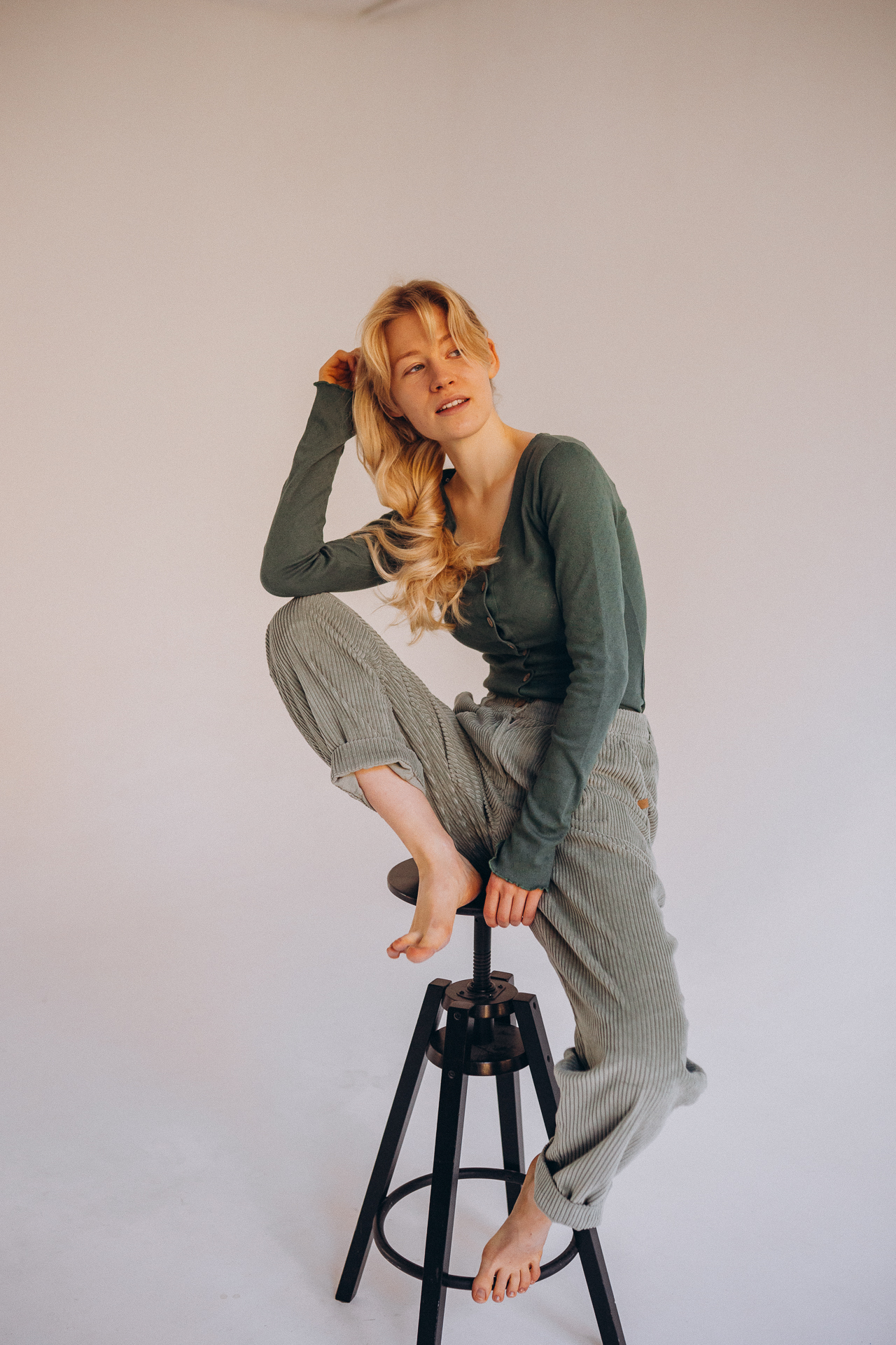 Longsleeve Mellow - Zielony - obrazek 3