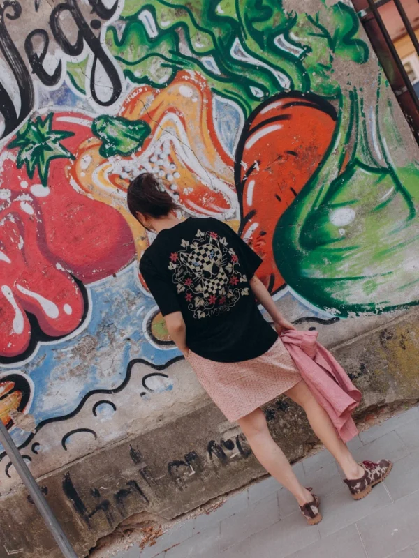 t-shirt z kotem