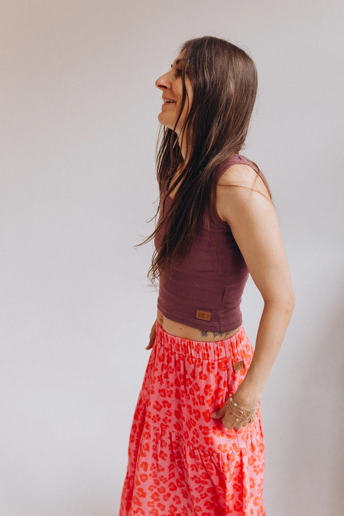 crop top z haftem