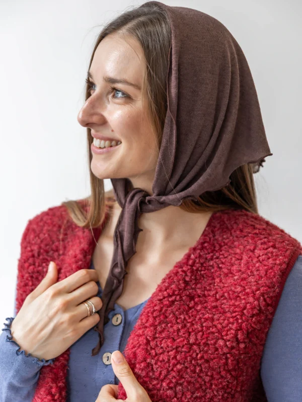 wełniana chustka merino
